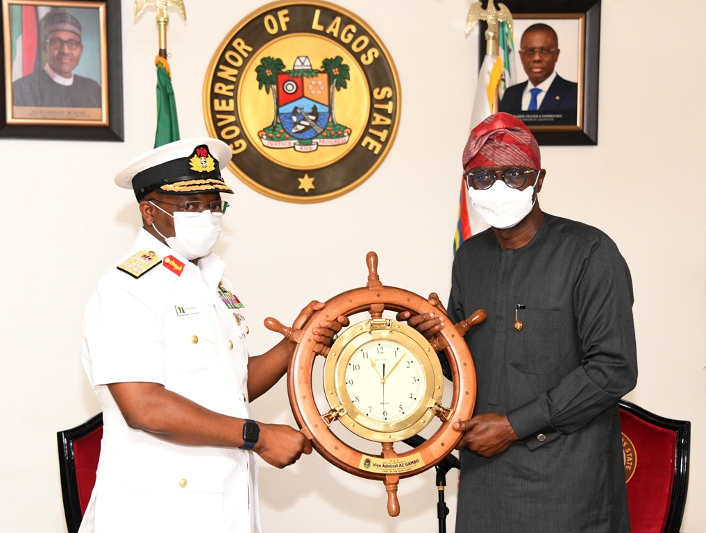 SANWO-OLU TASKS NIGERIAN NAVY, OTHERS ON INTERNAL, EXTERNAL SECURITY